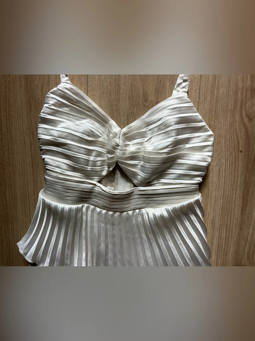 NWOT Abercrombie & Fitch Giselle Pleated Tiered Maxi Dress